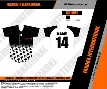 Black Stars Baseball Jersey